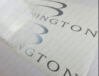 Bennington Boat Logo Decals Set of 2 x 22"